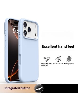 جراب حماية كامل للجسم من السيليكون الناعم مع بطانة من الألياف الدقيقة لهاتف iPhone 17 Pro - view 2